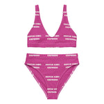 Load image into Gallery viewer, Pink Signature High-Waisted Bikini Set - BlvckLionExpress
