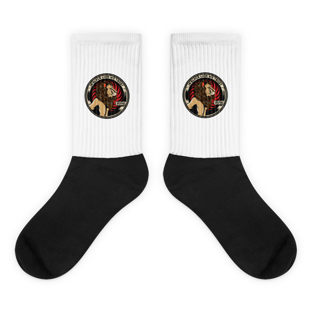 In Blvck Lion Express We Trust Socks - BlvckLionExpress